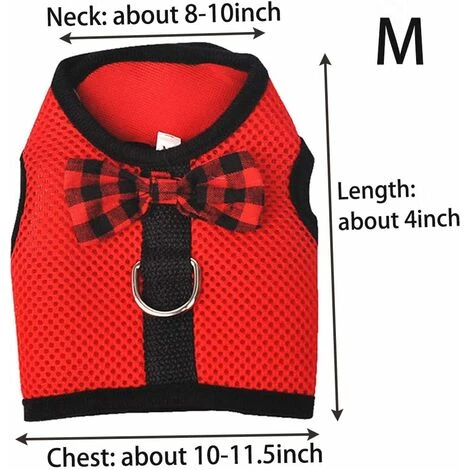 Laisse De Harnais Pour Lapin, 2 Ensembles De Laisse De Chat Sans Traction, Harnais De Gilet élégant Réglable En Maille Douce Et Respirante Pour Petits Animaux De Compagnie Pour Chats, Hamsters, Rats E 3 Laisse De Harnais Pour Lapin, 2 Ensembles De Laisse De Chat Sans Traction, Harnais De Gilet élégant Réglable En Maille Douce Et Respirante Pour Petits Animaux De Compagnie Pour Chats, Hamsters, Rats E – Image 3