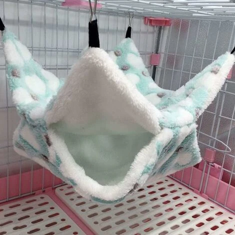 MOWZE Hamac Pour Petit Animal De Compagnie Nid De Cage Hamac Douillet Lit Suspendu à Couchette Our Hamster, Furet, Perroquet, Cochon D'Inde(Vert,20 20cm) 1 MOWZE Hamac Pour Petit Animal De Compagnie Nid De Cage Hamac Douillet Lit Suspendu à Couchette Our Hamster, Furet, Perroquet, Cochon D'Inde(Vert,20 20cm)