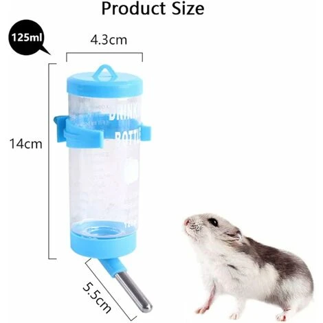 Abreuvoir Biberon Bouteille Distributeur D'eau En Plastique Pour Lapin Hamster Petits Animaux 2 Abreuvoir Biberon Bouteille Distributeur D'eau En Plastique Pour Lapin Hamster Petits Animaux – Image 2