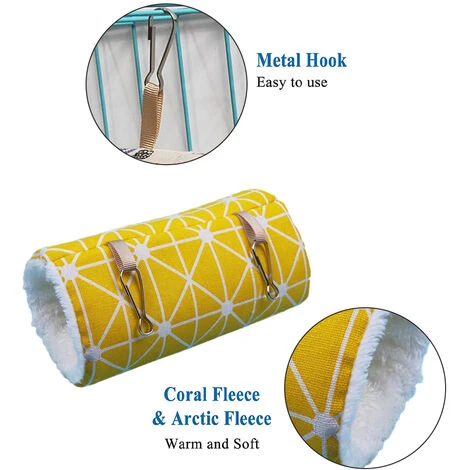 Accessoires De Cage De Cochon D'Inde Literie, Hamac Chaud Pour Perroquet Furet écureuil Hamster Rat Jouer Sommeil 3 Accessoires De Cage De Cochon D'Inde Literie, Hamac Chaud Pour Perroquet Furet écureuil Hamster Rat Jouer Sommeil – Image 3