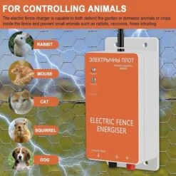 Clôture électrique Pour Bétail, Animaux, électrificateur De Clôture, Haute Puissance, D'alimentation Pour élevage De Volailles 5 Miles For Bétail -Trixie || Flamingo Soldes Magasin 98414954 3