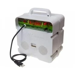 Kit Complet Pour Clôture électrique : 1x ELECTRIFICATEUR 220V + 1 X Fil 500 MT 6 Mm² + 100 Pcs Isolateur Pour Piquets En Fer - Clôture électrifiée Pour Animaux Chevaux Chiens Vaches Poules -Trixie || Flamingo Soldes Magasin 98523232 3