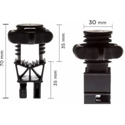 100 Isolateurs Pour Piquets En Fer Clôture Électrique Clôture Électrifiée Pour Animaux Sangliers Chien Vaches Chevaux 9 100 Isolateurs Pour Piquets En Fer Clôture Électrique Clôture Électrifiée Pour Animaux Sangliers Chien Vaches Chevaux -Trixie || Flamingo Soldes Magasin 98523243 5