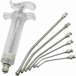 Seringue D'alimentation Tubes D'alimentation Pour Bébé Oiseaux Seringue D'alimentation à La Main Pour Perroquet Avec 6 Tubes De Gavage Incurvés (20ML)