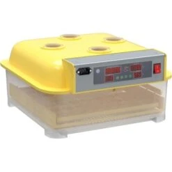 Couveuse Automatique 48 Oeufs Appareil à Couver Incubateur 4 Fenêtres De Surveillance