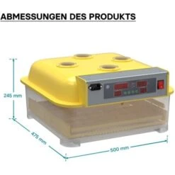 Couveuse Automatique 48 Oeufs Appareil à Couver Incubateur 4 Fenêtres De Surveillance -Trixie || Flamingo Soldes Magasin 991893 4