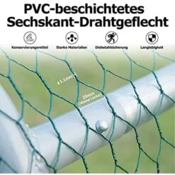 Poulailler Enclos Extérieur Volière Cage Pour Animaux Avec Serrure Armature Acier Galvanisé Poulailler Chenil (3 X 8 X 2 M) NAIZY 8 Poulailler Enclos Extérieur Volière Cage Pour Animaux Avec Serrure Armature Acier Galvanisé Poulailler Chenil (3 X 8 X 2 M) NAIZY -Trixie || Flamingo Soldes Magasin 99356814 4