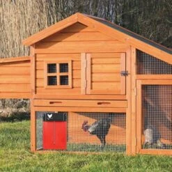 Porte Pour Poules, 2023 New Porte Poulailler Automatique, Automatique Poulailler Porte En, Etanche Avec Capteur De Lumière Porte De Poulailler à Induction à Pile, Rouge -Trixie || Flamingo Soldes Magasin 99497273 3