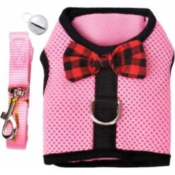 2 Ensembles Gilet Harnais Filet Avec Cloche Respirant Pour Petits Animaux Lapins Cochons D'Inde Chats (S: Poitrine: 20-23cm / 8.87-9.05", 1x Rose, 1x Bleu) 8 2 Ensembles Gilet Harnais Filet Avec Cloche Respirant Pour Petits Animaux Lapins Cochons D'Inde Chats (S: Poitrine: 20-23cm / 8.87-9.05", 1x Rose, 1x Bleu) -Trixie || Flamingo Soldes Magasin 99599310 4
