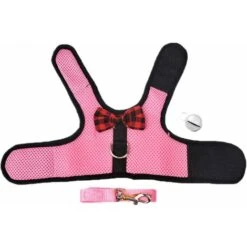 2 Ensembles Gilet Harnais Filet Avec Cloche Respirant Pour Petits Animaux Lapins Cochons D'Inde Chats (S: Poitrine: 20-23cm / 8.87-9.05", 1x Rose, 1x Bleu) 9 2 Ensembles Gilet Harnais Filet Avec Cloche Respirant Pour Petits Animaux Lapins Cochons D'Inde Chats (S: Poitrine: 20-23cm / 8.87-9.05", 1x Rose, 1x Bleu) -Trixie || Flamingo Soldes Magasin 99599310 5