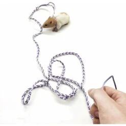Harnais Et Laisse De Hamster, Corde Réglable De Harnais De Laisse De Hamster D'animal Familier, Corde De Collier De Souris(2.0m-no Bell) -Trixie || Flamingo Soldes Magasin 99599698 4