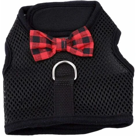 Harnais Pour Lapin Avec Laisse Réglable En Maille Souple Pour Lapin, Chaton Et Cochon D'Inde, Rat, M, Noir 3 Harnais Pour Lapin Avec Laisse Réglable En Maille Souple Pour Lapin, Chaton Et Cochon D'Inde, Rat, M, Noir – Image 3