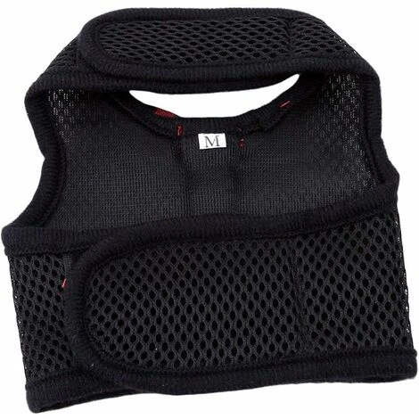 Harnais Pour Lapin Avec Laisse Réglable En Maille Souple Pour Lapin, Chaton Et Cochon D'Inde, Rat, M, Noir 4 Harnais Pour Lapin Avec Laisse Réglable En Maille Souple Pour Lapin, Chaton Et Cochon D'Inde, Rat, M, Noir – Image 4