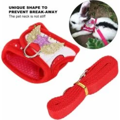 Ensemble De Harnais Pour Animaux De Compagnie, Lapin Marche En Plein Air Gilet De Traction à Sangle De Poitrine Confortable Petit Ensemble De Harnais De Laisse D'entraînement Motif Fraise(L) -Trixie || Flamingo Soldes Magasin 99599941 3