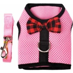 Harnais Doux En Maille Avec Laisse Pour Petit Animal Domestique - Pour Hamster, Lapin, Lapin, Lapin, Petit Animal Domestique - Ceinture Et Laisse - Rose - Taille L -Trixie || Flamingo Soldes Magasin 99600024 5