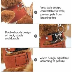 Harnais Réglable En Cuir Pour Petits Animaux Harnais Souple Laisse Souple Pour écureuils, Cochons D'Inde Et Lapin 8 Harnais Réglable En Cuir Pour Petits Animaux Harnais Souple Laisse Souple Pour écureuils, Cochons D'Inde Et Lapin -Trixie || Flamingo Soldes Magasin 99600334 4