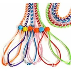 Lot De 5 Harnais Et Laisse Réglables En Nylon Pour Hamster Ou Hamster - Couleur Aléatoire